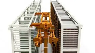 ASRS Automated Storage Retrieval Systems With Stacker Cranes For Sheetmetal Stacks