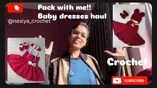 Crochet baby dresses haul| Dispatch day | crochet romper, frock sets, baby wear | crochet artist