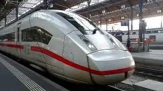 Germany High Speed Railway Inter city Express ICE Am Bahnhof Basel vom Samstag 17 Januar 2026