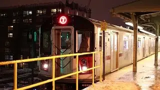 New York City Subway: IRT Flushing Line at Night