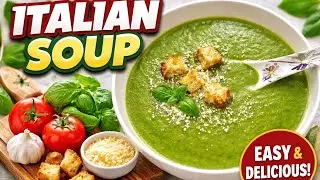 Creamy Italian spinach soup 😍| tasty and healthy | easy to make | Restaurant style 