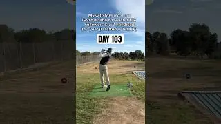 Getting close to 100k! 🙌 day 103 of 24 handicap to scratch golfer in 365 days #Golf ￼
