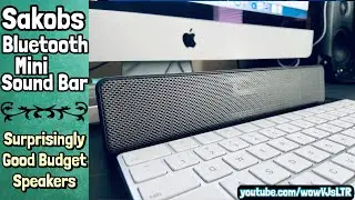 Sakobs Mini Sound Bar - Unboxing & Review | Surprisingly Good Budget Bluetooth Speakers