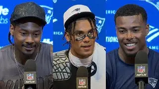Stefon Diggs, Christian Gonzalez, Marcus Jones & More Address the Media | Patriots Press Conference
