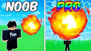 I Went From NOOB to PRO in Roblox Fireball Training...