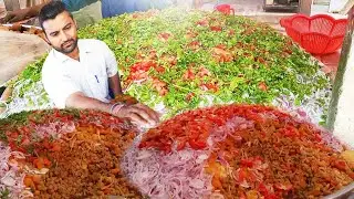 Amazing Decorated Chana Chat Mountain | Street Food of Karachi Pakistan.