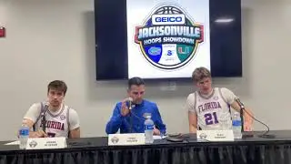 Florida Men's Basketball | Postgame Press Conference | Miami (FL.)