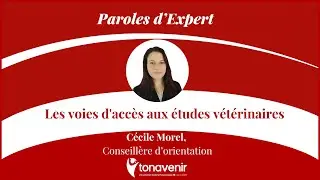 Les voies d'accès aux études vétérinaires avec Cécile Morel, Conseillère d'orientation Tonavenir
