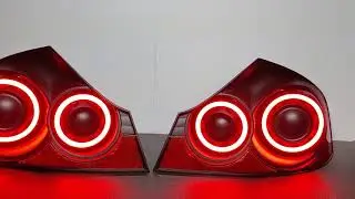 Custom GTR Halo style Infiniti G35/G37 Sedan Tail Lights