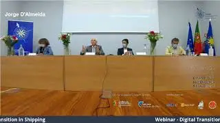 Jorge D'Almeida in Webinar - Digital Transition in Shipping