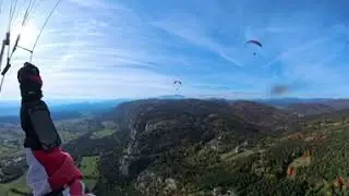 Hohe Wand, Insta 360 paragliding video