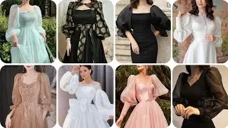 Stylish Long Puff Sleeve Designs/ Balloon Sleeve Designs/ Astin Ki Design/ western Sleeve Designs