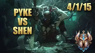 Pyke Support Vs Shen - EU Challenger Match Summary Patch 9.19