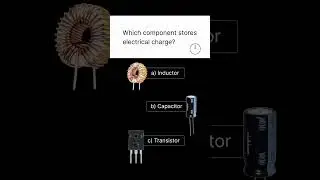 Which component stores electrical charge ?? #electricalguru #electricalindia