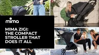 Mima Zigi: The Compact Stroller That Does It All | Travel Light, Travel Bold Mima Zigi 3G in Ebony
