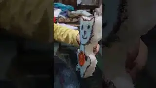 foam cutting art।  my cat walk #kids #shorts #art