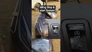 Honda Activa 125 |ldling Stop & start System✅#shortfeed #shorts #automobile #hondaactiva