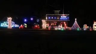 Christmas Lights Dump Truck Yard Outdoor Decorations Display