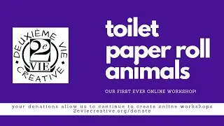 D&egrave;uxieme Vie Creative Toilet Paper Roll Animal Workshop