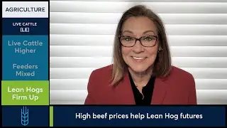 Live Cattle futures higher. Feeders mixed. Lean Hog futures firm up. 12/27/24