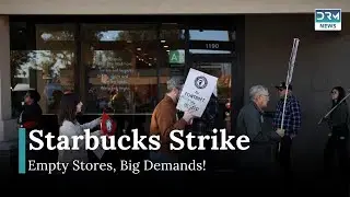 Starbucks Workers Protest for Fair Wages: No Coffee Served! | News Today | DRM News | AF1B