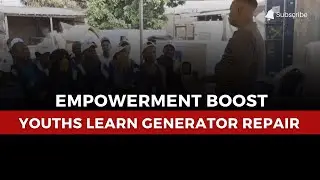 Youth Empowerment Boost as Trainees Learn Generator Repair Skills in Lagos