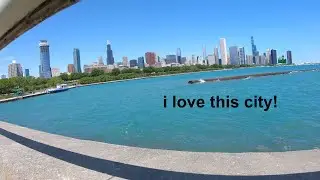 scoot 107 - chicago lakefront - museum campus - grant park 4K