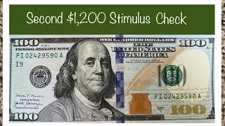 Second Stimulus Check, $1,200 Proposal &ndash; Tuesday, May 26th Update