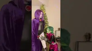 Beast Boy and Raven #cosplay #teentitans