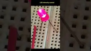 LED intensity control using MSP430 | #shorts #ledintensitycontrol #msp430