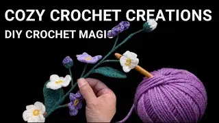 Crochet flowers to add in your buquet | Beginner friendly tutorial