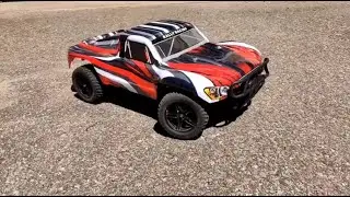 1/10 2.4Ghz Exceed Rc Electric Rally Monster RTR Off Road Rally Truck Stripe Red