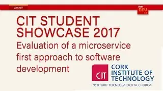 CorkDev: CIT Showcase - Microservice approach to development