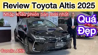 Đánh giá xe Toyota Corolla Altis 2025 phiên bản mới 1.8V giá hơn 700 triệu hiện đại như Toyota Camry