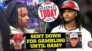 CJ Abrams sent down for gambling at casino until 8am? | Baseball Today