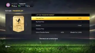 Fifa 15 Chemistry Style Trading Method #1