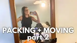 I'M MOVING 1,000 MILES AWAY... let's finish packing | Katie Carney