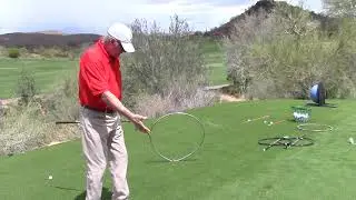 John Dahl Hitting Golf Balls through Hoops- John Dahl Golf