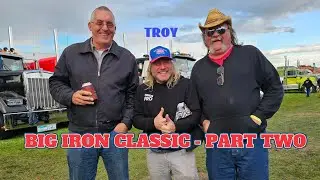 PART TWO- BIG IRON CLASSIC ! PETERBILT 359 #lightshow #truckshow #bigironclassic 