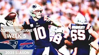 Bills vs Patriots 2025 Week 5 Condensed Game | NFL Highlights