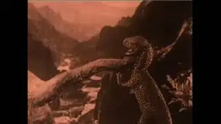 idiot dinosaur falls off cliff