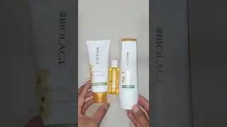 Matrix Biolage Smoothproof Smoothing Shampoo and Conditioner and serum Combo's 🧴.#ytshorts
