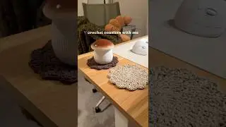 🧶 Crochet Coasters With Me