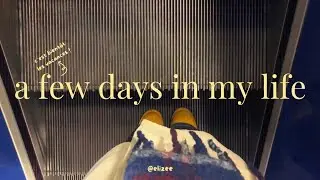 a few days in my life - derniers jours de cours, motivation, shopping…
