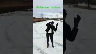 cojiendo un poco de frio😄❄️