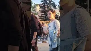Dreams' (cover)Fleetwood Mac by Vanessa y Aqy Baba, Busking in the park, in Calgary Canada 🇨🇦