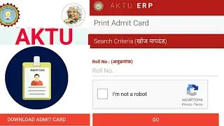 Download AKTU Admit Card 2019-20 for Odd semester