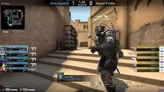 Kanpeki SNRG CSGO Tournament | Day 2 | Team Squad9india vs Team Oryx Esport
