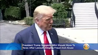 President Trump Suggests NRA Should Move To Texas After Lawsuit Alleging 'Fraud And Abuse'