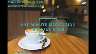 One minute meditation - Mindful Brew
